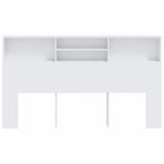 Headboard Cabinet White 180 cm