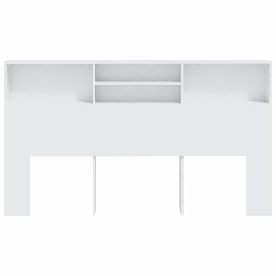 Headboard Cabinet White 180 cm