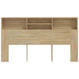 Headboard Cabinet Sonoma Oak 180 cm