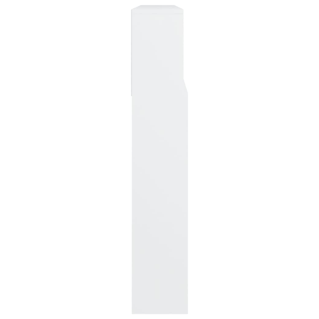 Headboard Cabinet White 220 cm