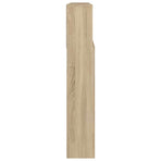 Headboard Cabinet Sonoma Oak 220x19x101.5 cm