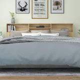 Headboard Cabinet Sonoma Oak 220 cm