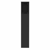 Headboard Cabinet Black 100 cm - 45-Degree Angle