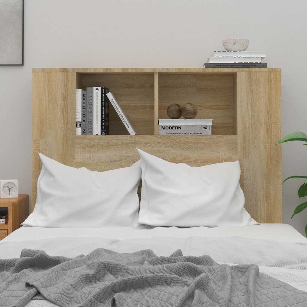 Headboard Cabinet Sonoma Oak 100 cm
