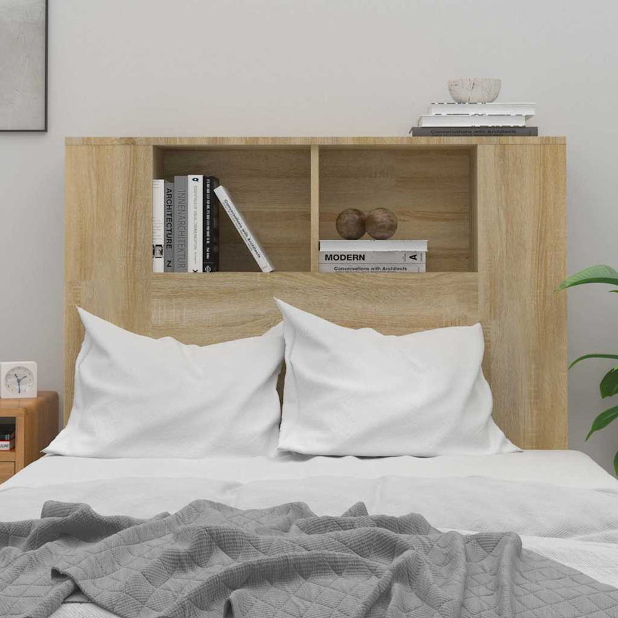 Headboard Cabinet Sonoma Oak 100 cm