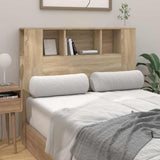 Headboard Cabinet Sonoma Oak 120 cm - Side View