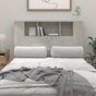Headboard Cabinet Concrete Grey 120 cm