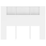 Headboard Cabinet White 140 cm