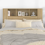 Headboard Cabinet Sonoma Oak 140 cm - 45-Degree Angle