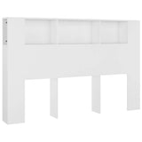 Headboard Cabinet White 160 cm