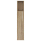 Headboard Cabinet Sonoma Oak 160 cm - 45-Degree Angle