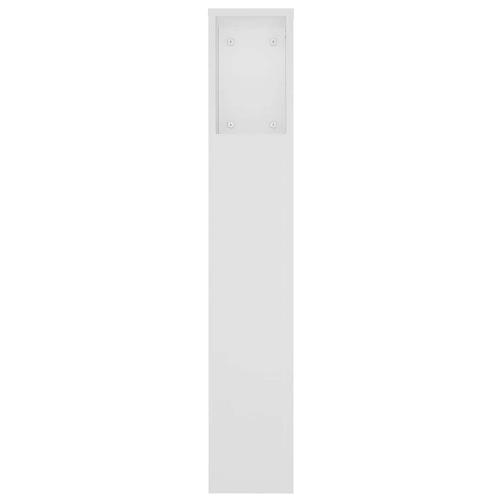 Headboard Cabinet White 180 cm
