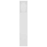 Headboard Cabinet White 180 cm
