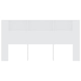 Headboard Cabinet White 200 cm