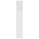Headboard Cabinet White 200 cm - Top-Down View