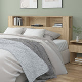 Headboard Cabinet Sonoma Oak 200x18.5x104.5 cm