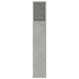 Headboard Cabinet Concrete Grey 200 cm