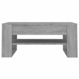 Coffee Table Grey Sonoma 102x55x45 cm Engineered Wood