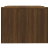 Coffee Table Brown Oak 102x55x42 cm Engineered Wood - Low Angle