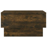 Wall-mounted Bedside Cabinet Smoked Oak - 45-Degree Angle