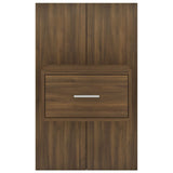 Wall-mounted Bedside Cabinets 2 pcs Brown Oak - 45-Degree Angle