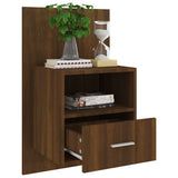 Wall-mounted Bedside Cabinets 2 pcs Brown Oak - Extra Image
