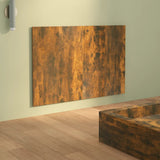 Bed Headboard Smoked Oak 120x1,5x80 cm Engineered Wood
