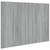 Bed Headboard Grey Sonoma 120 cm Engineered Wood