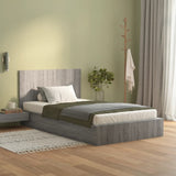 Bed Headboard Grey Sonoma 120 cm Engineered Wood