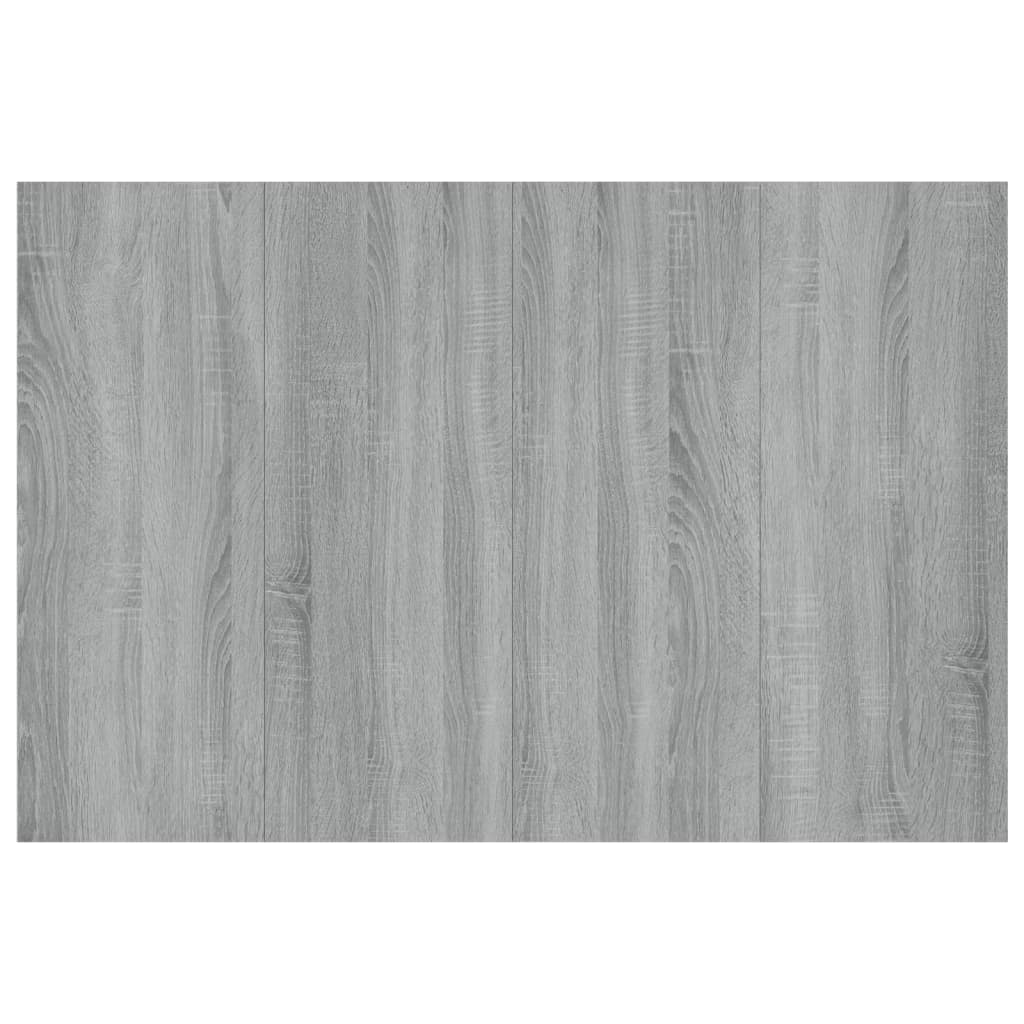 Bed Headboard Grey Sonoma 120 cm Engineered Wood
