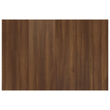 Bed Headboard Brown Oak 120 cm Engineered Wood