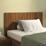 Bed Headboard Brown Oak 120 cm Engineered Wood