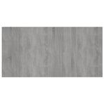 Bed Headboard Grey Sonoma 160 cm Engineered Wood