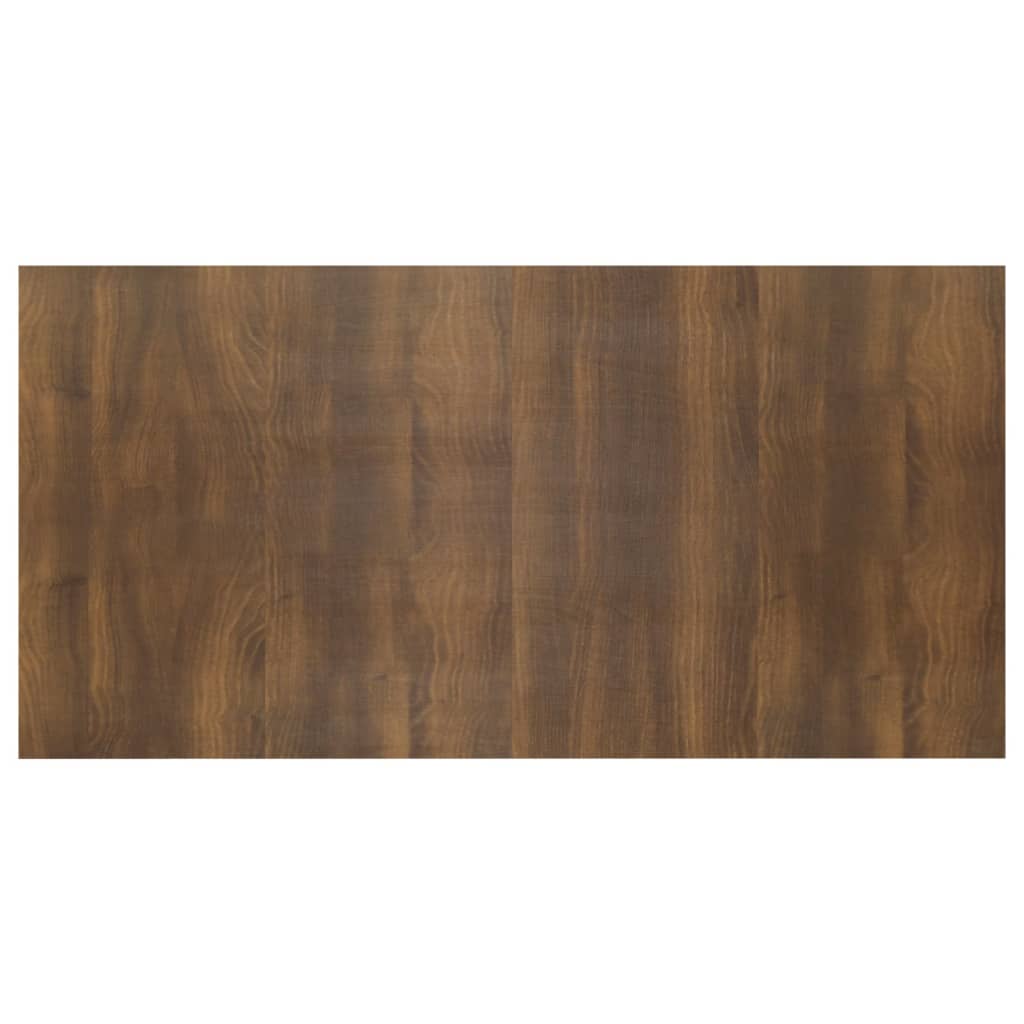 Bed Headboard Brown Oak 160 cm Engineered Wood