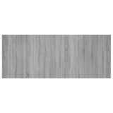 Bed Headboard Grey Sonoma 200x1.5x80 cm Engineered Wood - Top-Down View