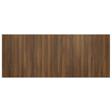 Bed Headboard Brown Oak 200 cm Engineered Wood