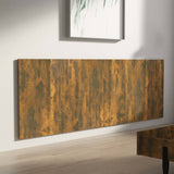 Wall Headboard Smoked Oak 240 cm Engineered Wood - Top-Down View
