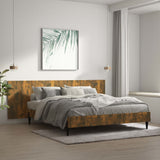 Wall Headboard Smoked Oak 240 cm Engineered Wood