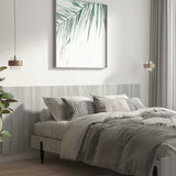 Wall Headboard Grey Sonoma 240 cm Engineered Wood