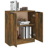 Sideboard Smoked Oak 60x30x70 cm Engineered Wood - Rear View