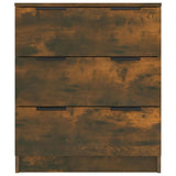 Sideboard Smoked Oak 60x30x70 cm Engineered Wood - 45-Degree Angle