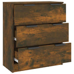 Sideboard Smoked Oak 60x30x70 cm Engineered Wood