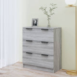 Sideboard Grey Sonoma 60x30x70 cm Engineered Wood - Side View