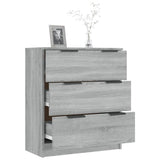 Sideboard Grey Sonoma 60x30x70 cm Engineered Wood - Top-Down View