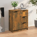 Sideboard Smoked Oak 60x30x70 cm Engineered Wood - Low Angle