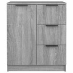 Sideboard Grey Sonoma 60x30x70 cm Engineered Wood