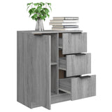 Sideboard Grey Sonoma 60x30x70 cm Engineered Wood