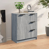 Sideboard Grey Sonoma 60x30x70 cm Engineered Wood - Low Angle