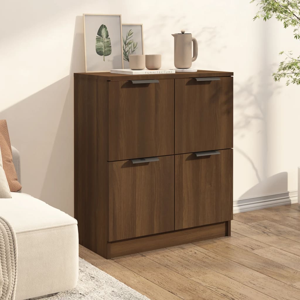 Sideboard Brown Oak 60x30x70 cm Engineered Wood