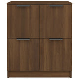 Sideboard Brown Oak 60x30x70 cm Engineered Wood - 45-Degree Angle